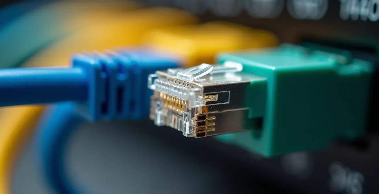 Representación visual de segmentación de red con múltiples capas de protección