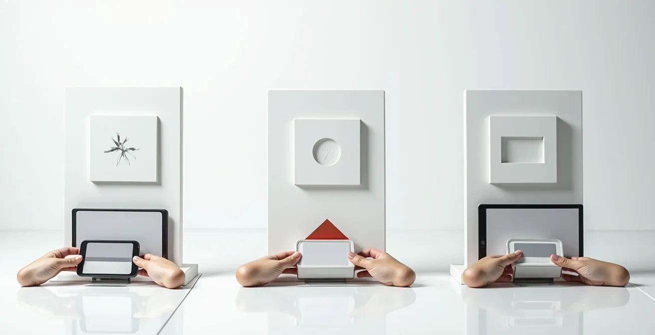 Visualización de los tres tipos de fallos en gadgets versión 1.0: hardware, software y promesa