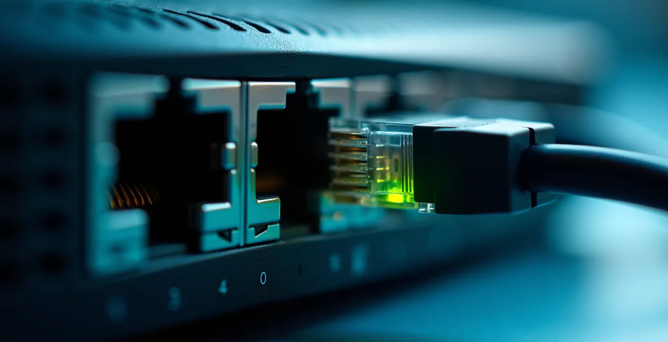 Panel de administración de router mostrando configuración de reserva DHCP