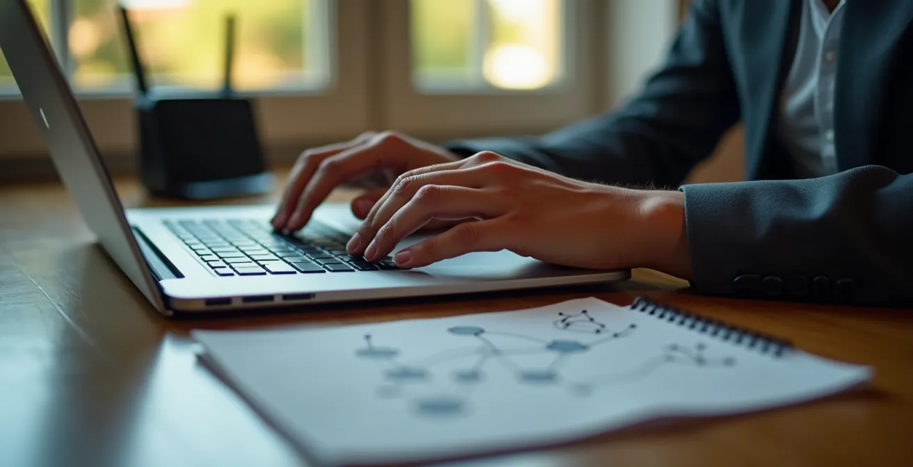 Panel de administración de router mostrando configuración de seguridad con opciones avanzadas