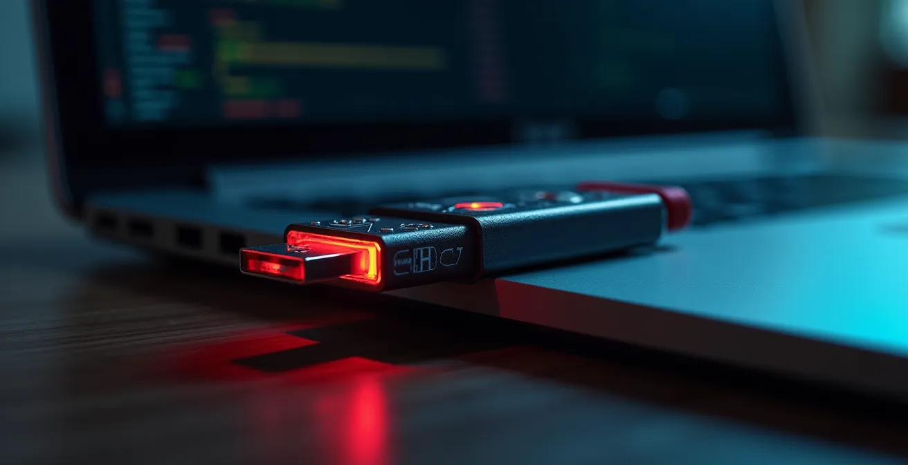 Proceso de recuperación de sistema con herramientas de escaneo offline