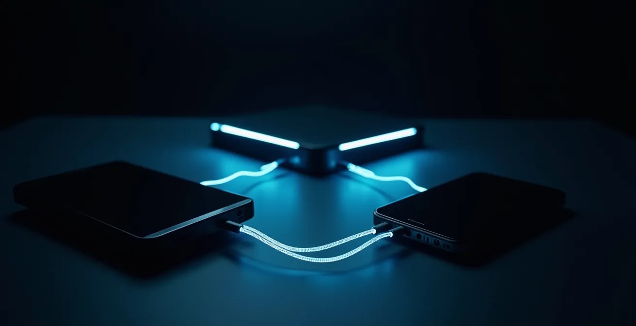 Sincronización local entre dispositivos sin usar la nube