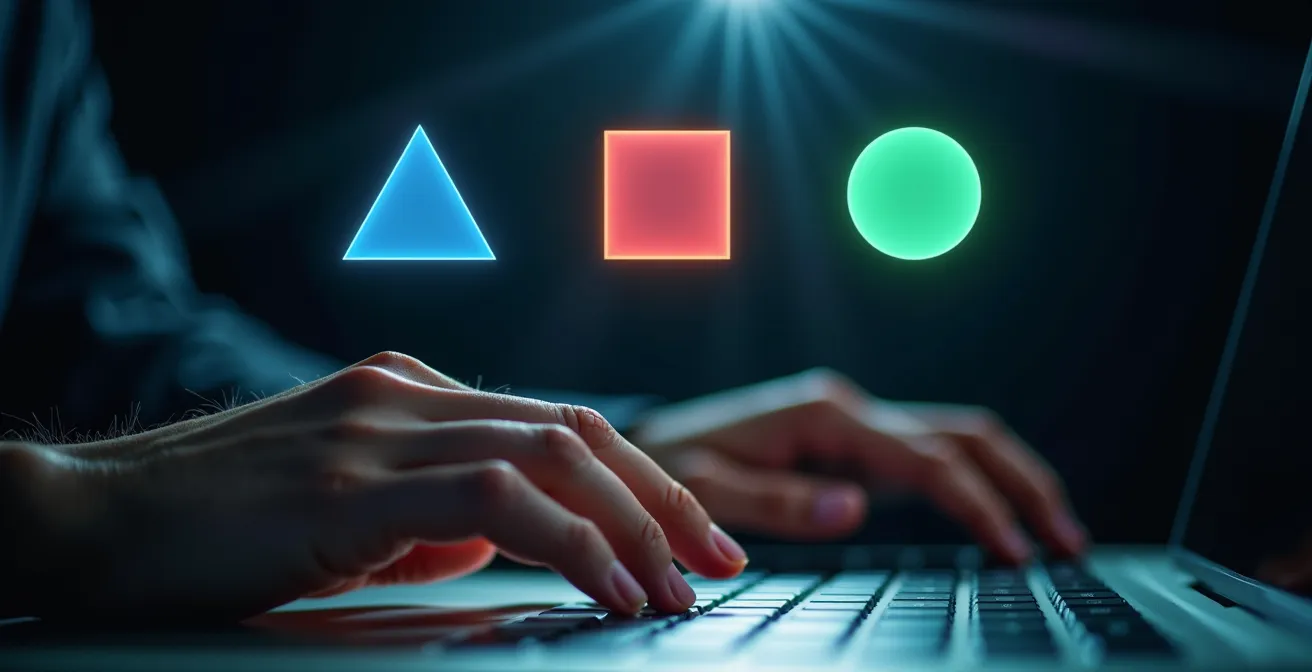 Profesional escribiendo instrucciones estructuradas para inteligencia artificial usando el método RCA